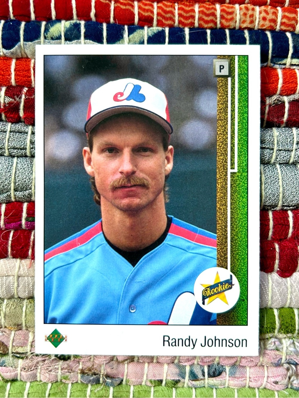 Randy Johnson Rookie Upper Deck 1989 Montreal Expos Baseball Card